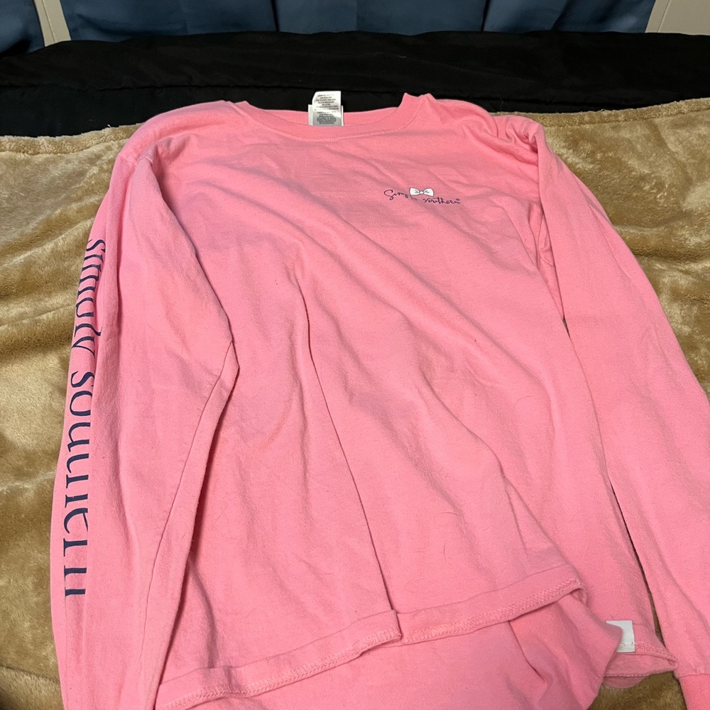 Simply Southern Pink Long Sleeve Tee